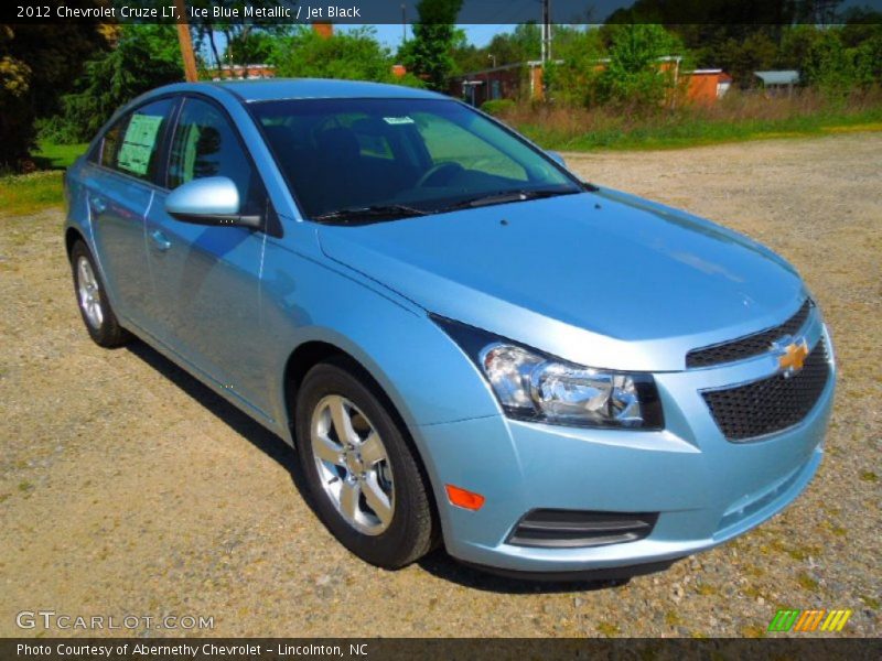 Ice Blue Metallic / Jet Black 2012 Chevrolet Cruze LT