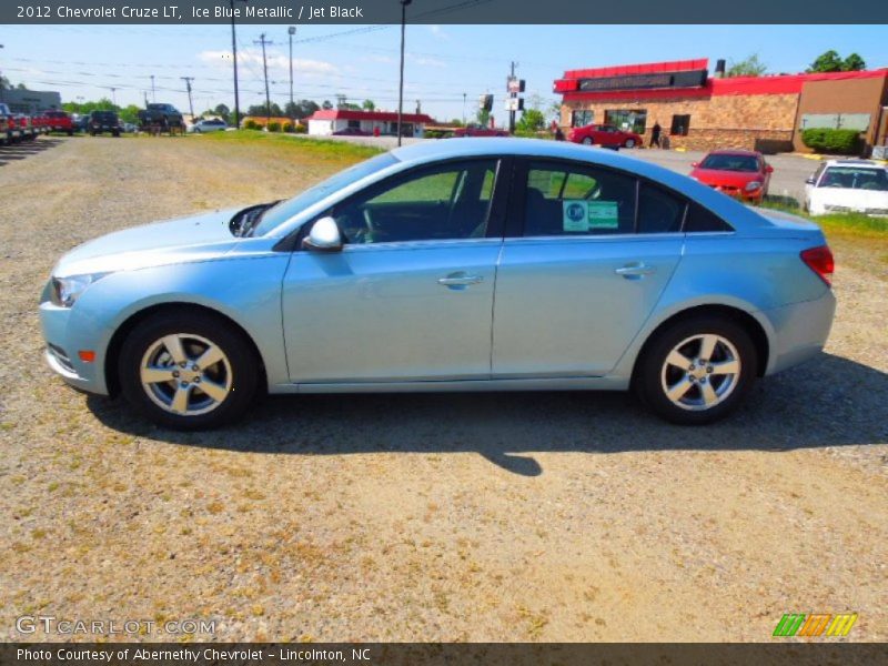 Ice Blue Metallic / Jet Black 2012 Chevrolet Cruze LT