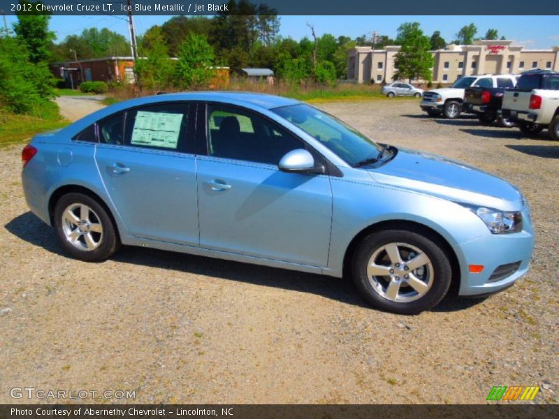 Ice Blue Metallic / Jet Black 2012 Chevrolet Cruze LT