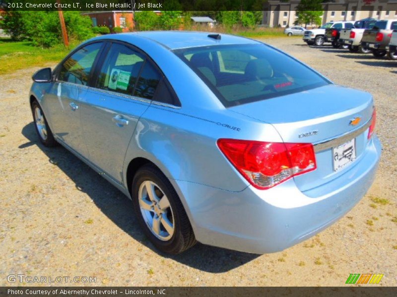 Ice Blue Metallic / Jet Black 2012 Chevrolet Cruze LT