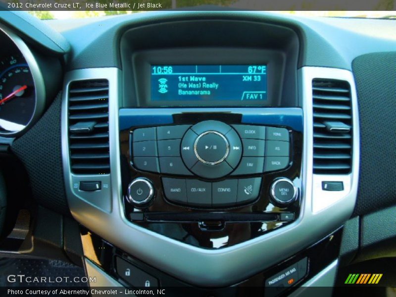 Ice Blue Metallic / Jet Black 2012 Chevrolet Cruze LT