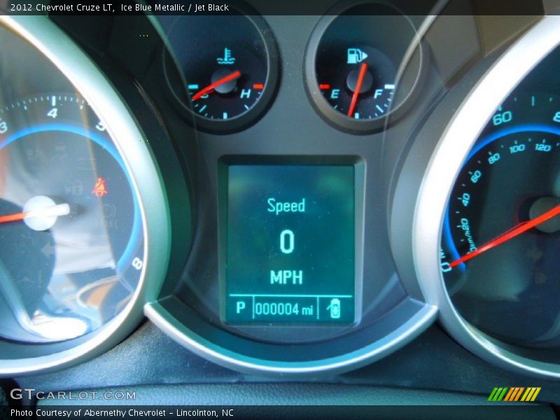 Ice Blue Metallic / Jet Black 2012 Chevrolet Cruze LT