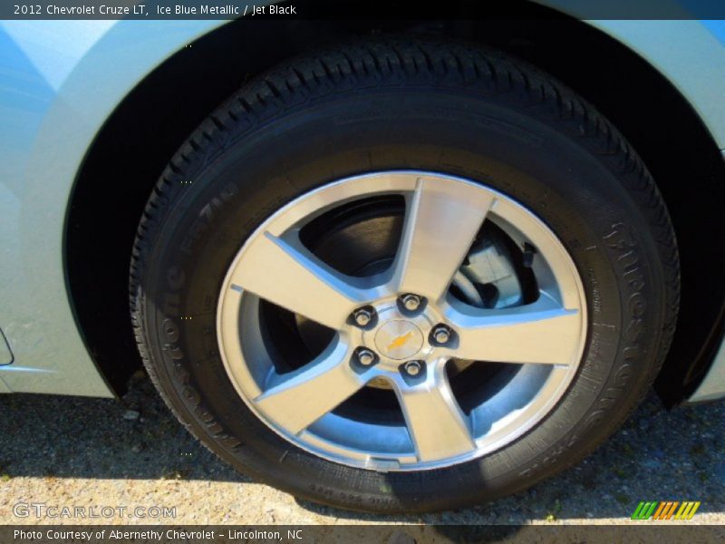 Ice Blue Metallic / Jet Black 2012 Chevrolet Cruze LT