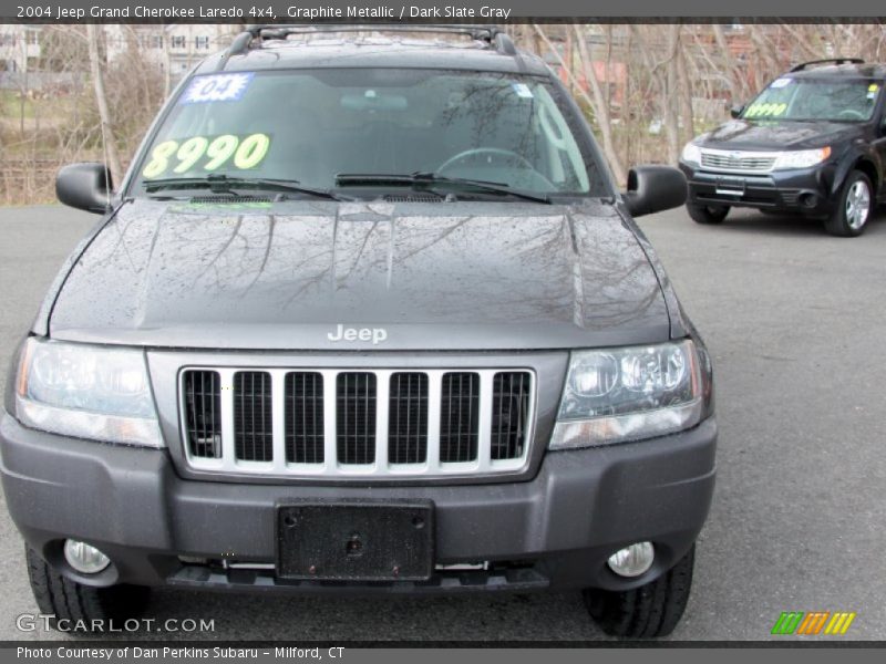 Graphite Metallic / Dark Slate Gray 2004 Jeep Grand Cherokee Laredo 4x4