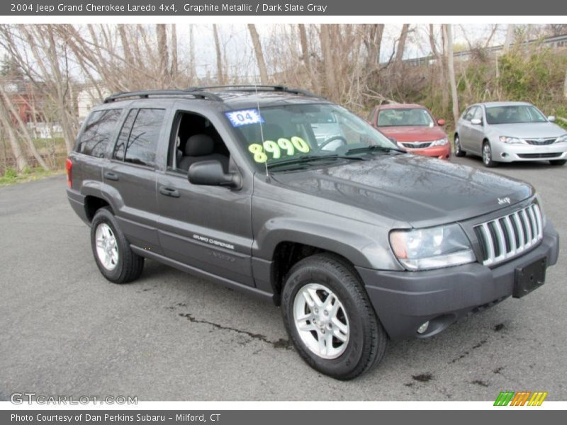Graphite Metallic / Dark Slate Gray 2004 Jeep Grand Cherokee Laredo 4x4