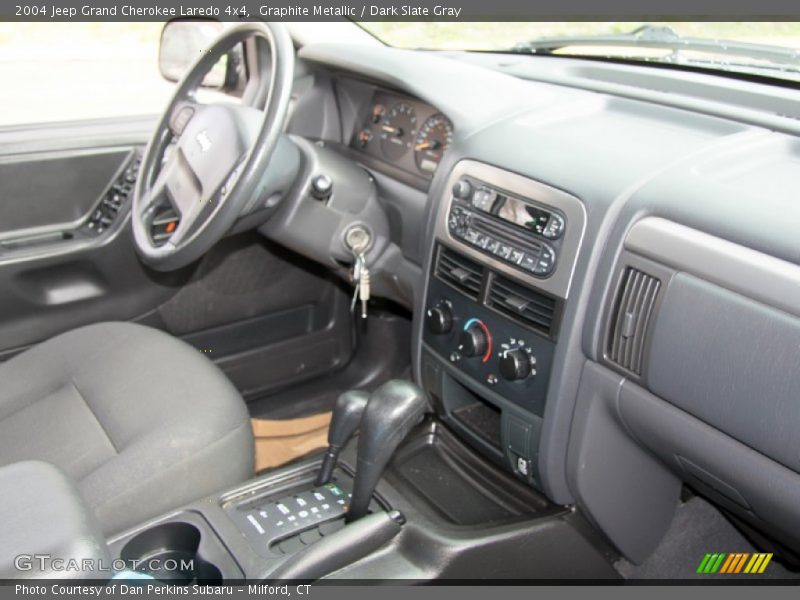 Graphite Metallic / Dark Slate Gray 2004 Jeep Grand Cherokee Laredo 4x4
