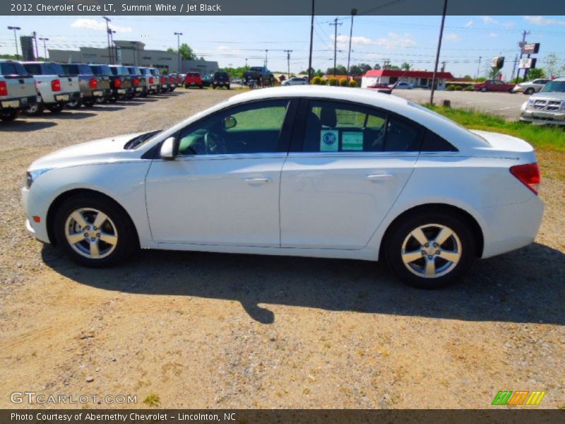 Summit White / Jet Black 2012 Chevrolet Cruze LT