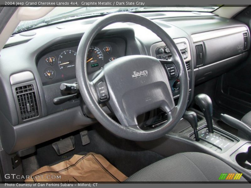 Graphite Metallic / Dark Slate Gray 2004 Jeep Grand Cherokee Laredo 4x4