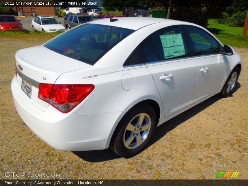 Summit White / Jet Black 2012 Chevrolet Cruze LT