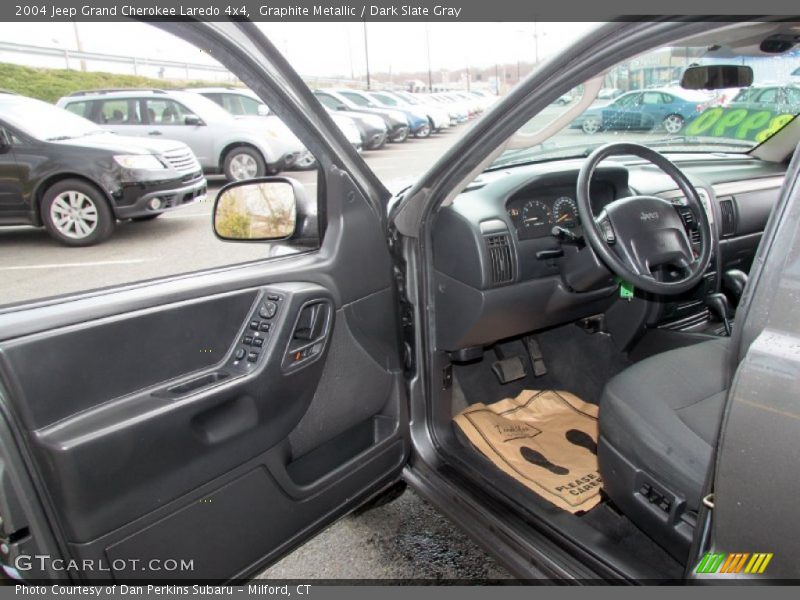 Graphite Metallic / Dark Slate Gray 2004 Jeep Grand Cherokee Laredo 4x4