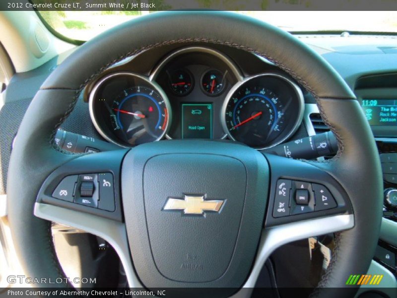 Summit White / Jet Black 2012 Chevrolet Cruze LT