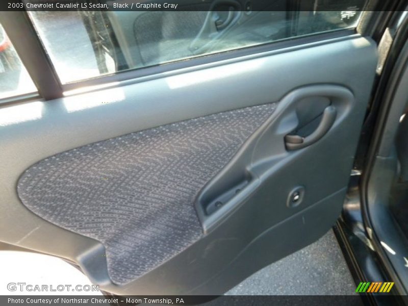 Black / Graphite Gray 2003 Chevrolet Cavalier LS Sedan