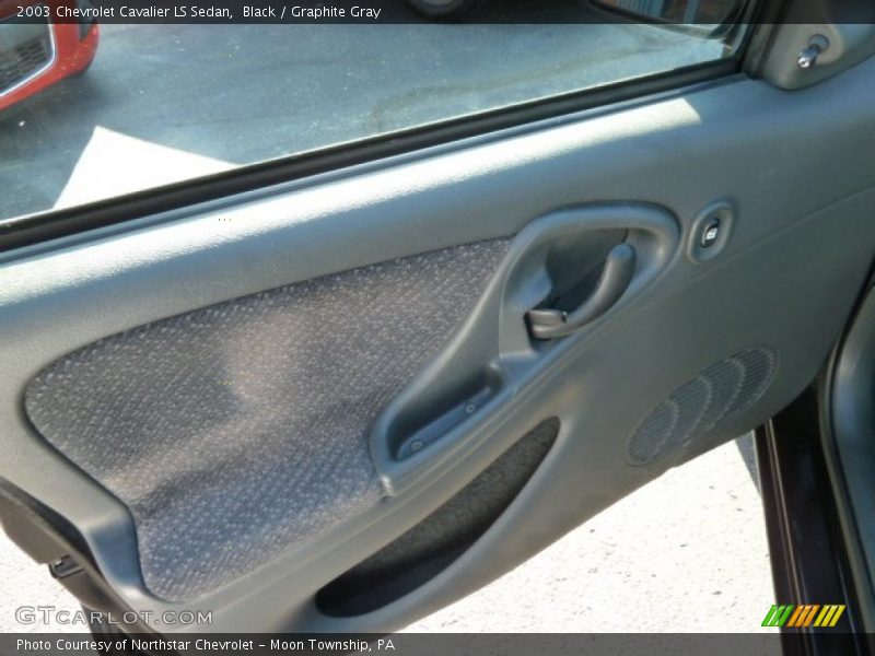 Black / Graphite Gray 2003 Chevrolet Cavalier LS Sedan