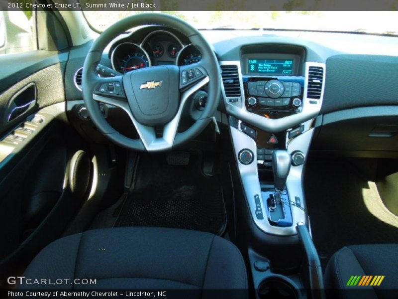 Summit White / Jet Black 2012 Chevrolet Cruze LT