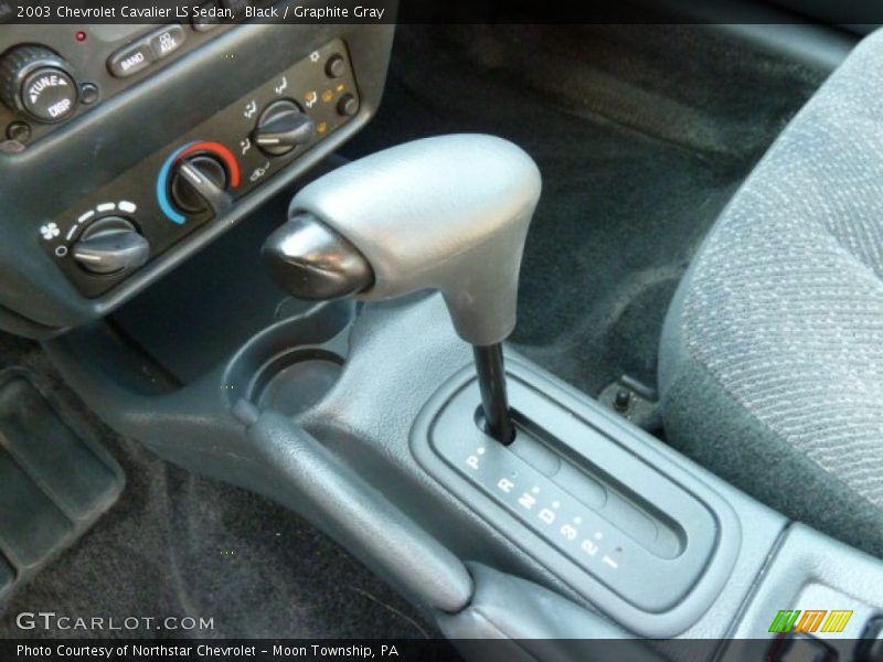 Black / Graphite Gray 2003 Chevrolet Cavalier LS Sedan