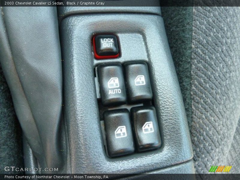 Black / Graphite Gray 2003 Chevrolet Cavalier LS Sedan