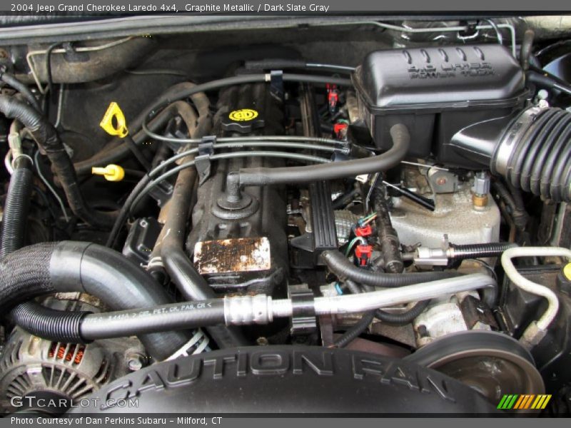 Graphite Metallic / Dark Slate Gray 2004 Jeep Grand Cherokee Laredo 4x4