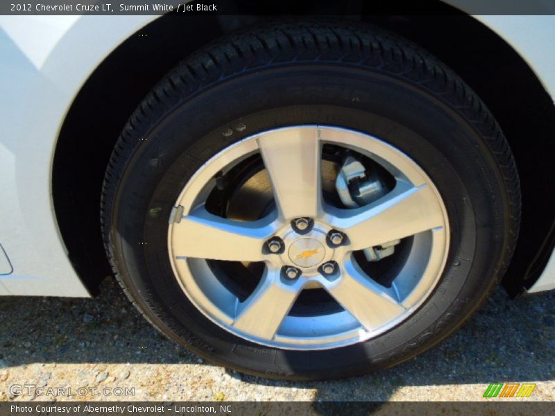 Summit White / Jet Black 2012 Chevrolet Cruze LT