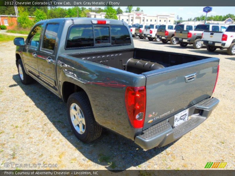 Dark Gray Metallic / Ebony 2012 Chevrolet Colorado LT Crew Cab