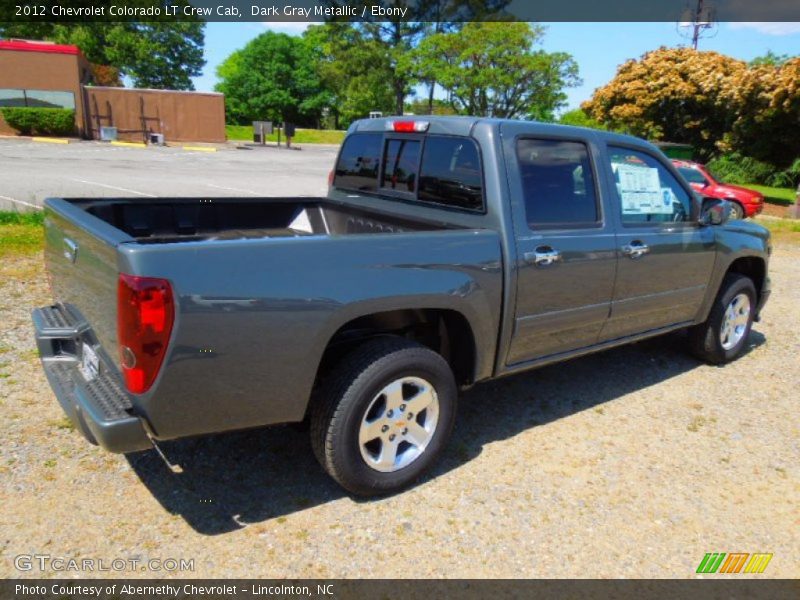 Dark Gray Metallic / Ebony 2012 Chevrolet Colorado LT Crew Cab