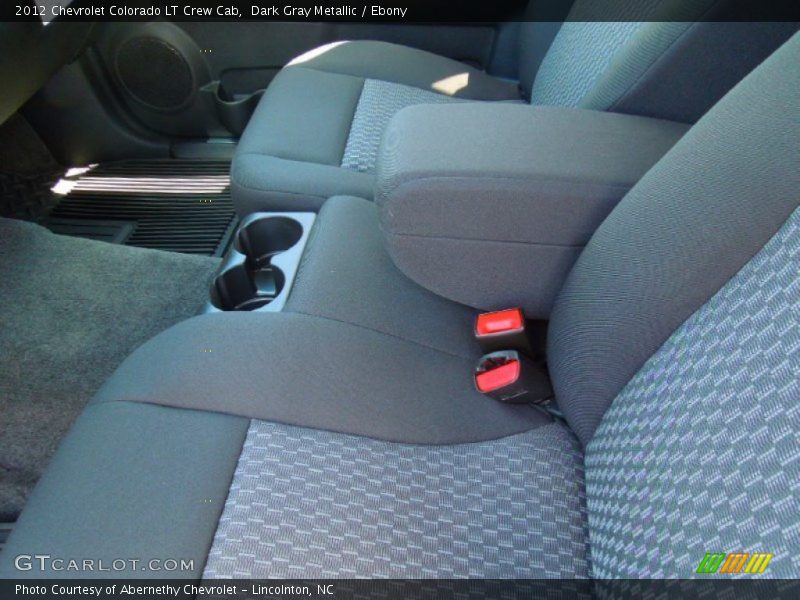Dark Gray Metallic / Ebony 2012 Chevrolet Colorado LT Crew Cab