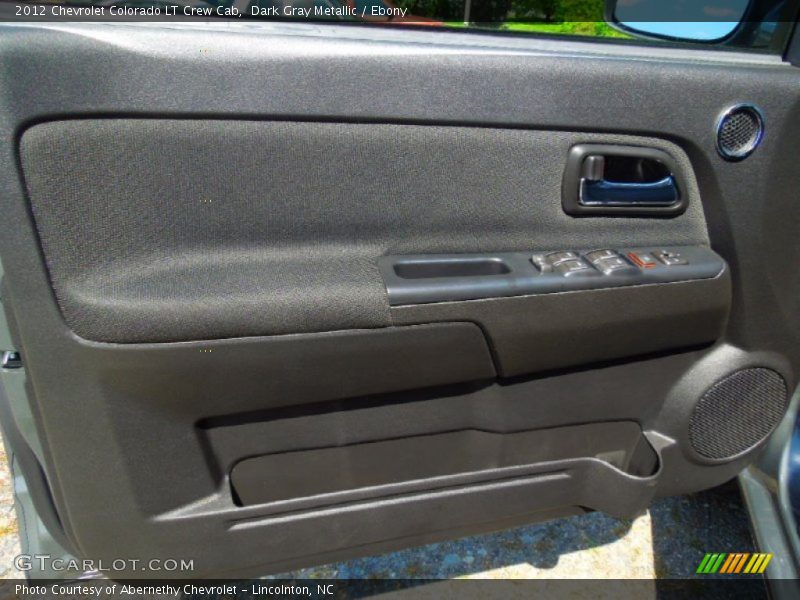 Dark Gray Metallic / Ebony 2012 Chevrolet Colorado LT Crew Cab