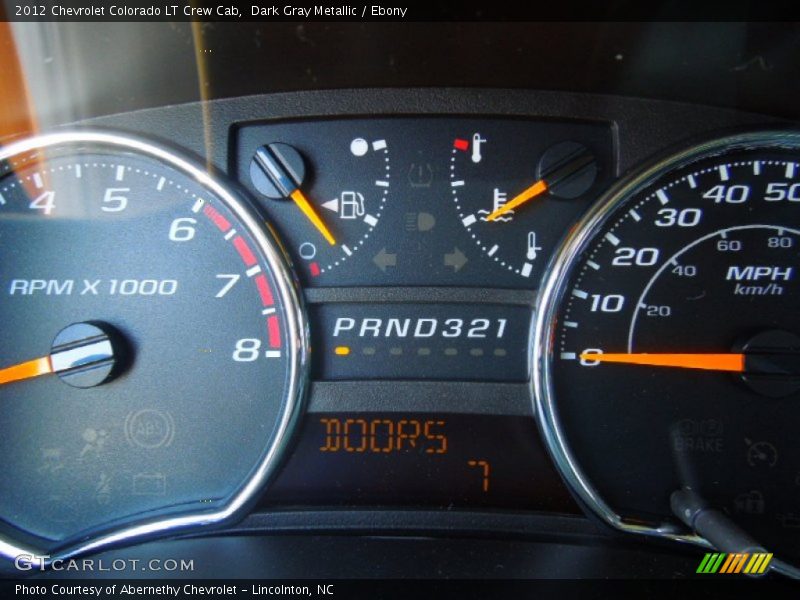 Dark Gray Metallic / Ebony 2012 Chevrolet Colorado LT Crew Cab