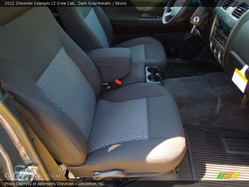 Dark Gray Metallic / Ebony 2012 Chevrolet Colorado LT Crew Cab