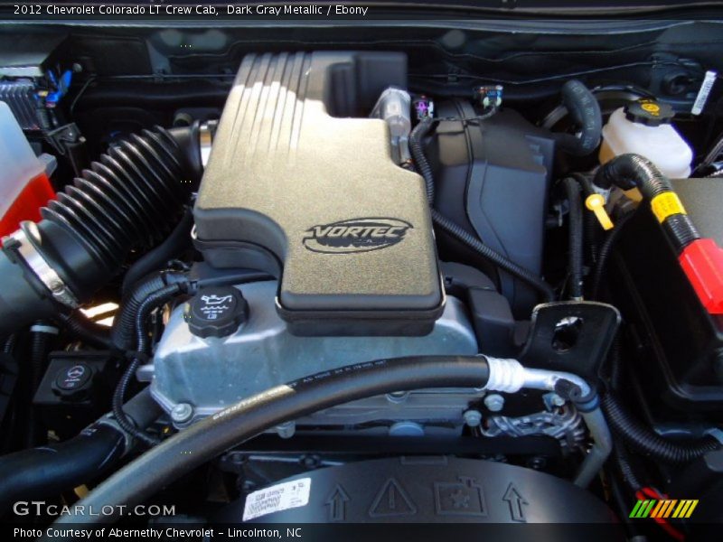 Dark Gray Metallic / Ebony 2012 Chevrolet Colorado LT Crew Cab