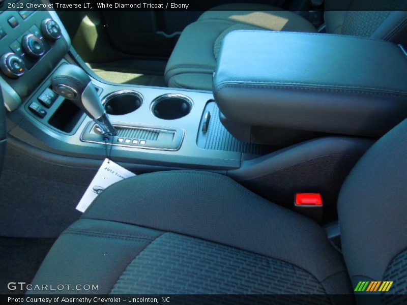White Diamond Tricoat / Ebony 2012 Chevrolet Traverse LT