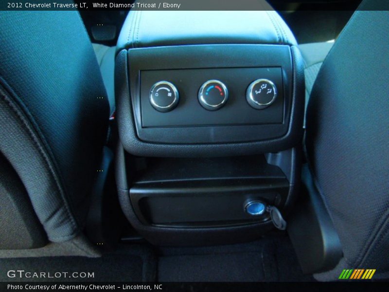 White Diamond Tricoat / Ebony 2012 Chevrolet Traverse LT