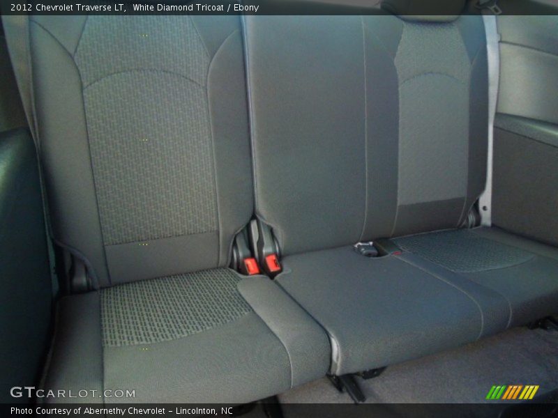 White Diamond Tricoat / Ebony 2012 Chevrolet Traverse LT