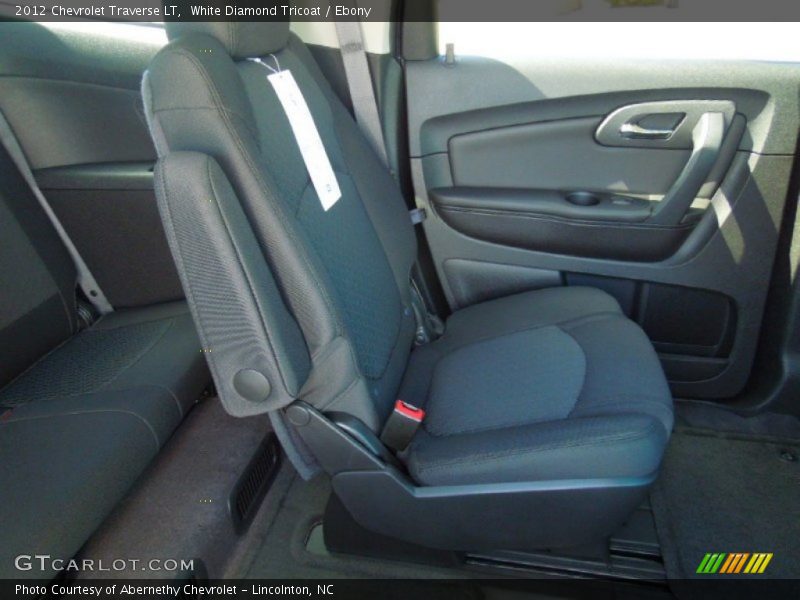White Diamond Tricoat / Ebony 2012 Chevrolet Traverse LT
