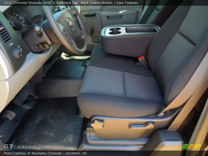 Black Granite Metallic / Dark Titanium 2012 Chevrolet Silverado 1500 LS Extended Cab