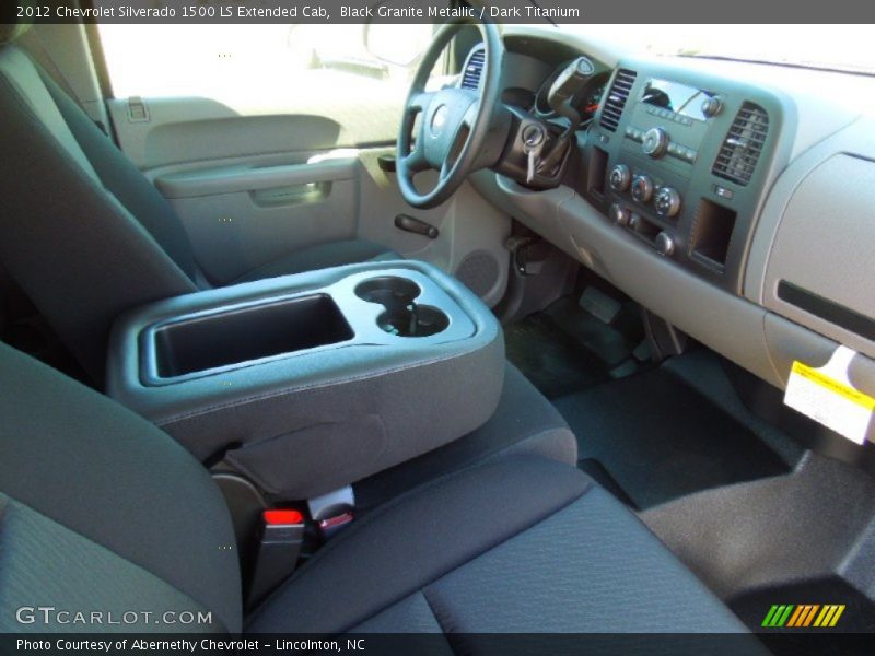 Black Granite Metallic / Dark Titanium 2012 Chevrolet Silverado 1500 LS Extended Cab