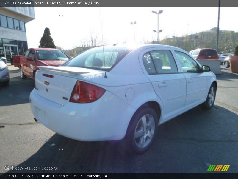 Summit White / Gray 2008 Chevrolet Cobalt LT Sedan