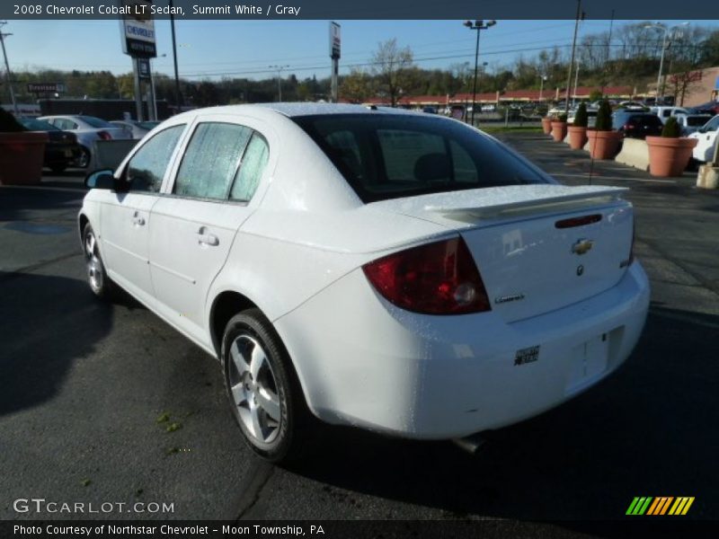 Summit White / Gray 2008 Chevrolet Cobalt LT Sedan