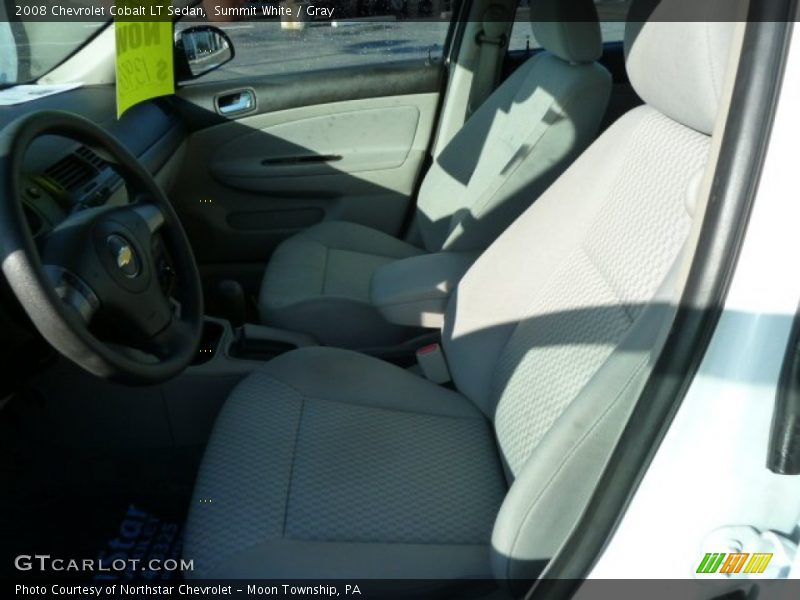 Summit White / Gray 2008 Chevrolet Cobalt LT Sedan