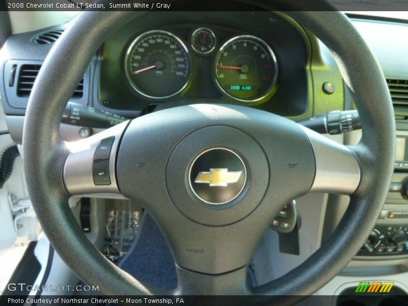 Summit White / Gray 2008 Chevrolet Cobalt LT Sedan
