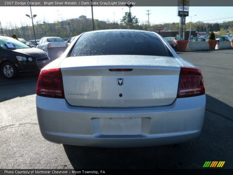 Bright Silver Metallic / Dark Slate Gray/Light Slate Gray 2007 Dodge Charger