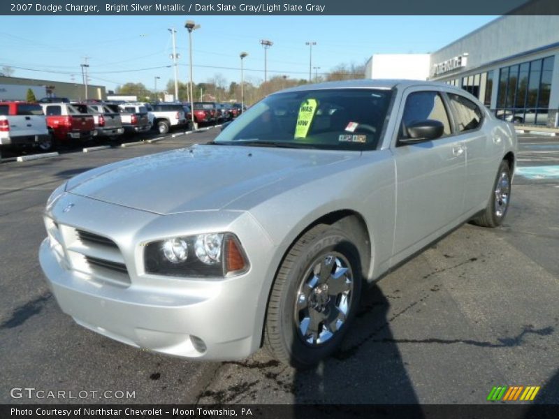 Bright Silver Metallic / Dark Slate Gray/Light Slate Gray 2007 Dodge Charger