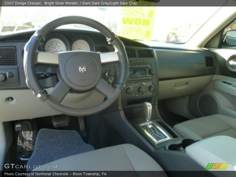 Bright Silver Metallic / Dark Slate Gray/Light Slate Gray 2007 Dodge Charger