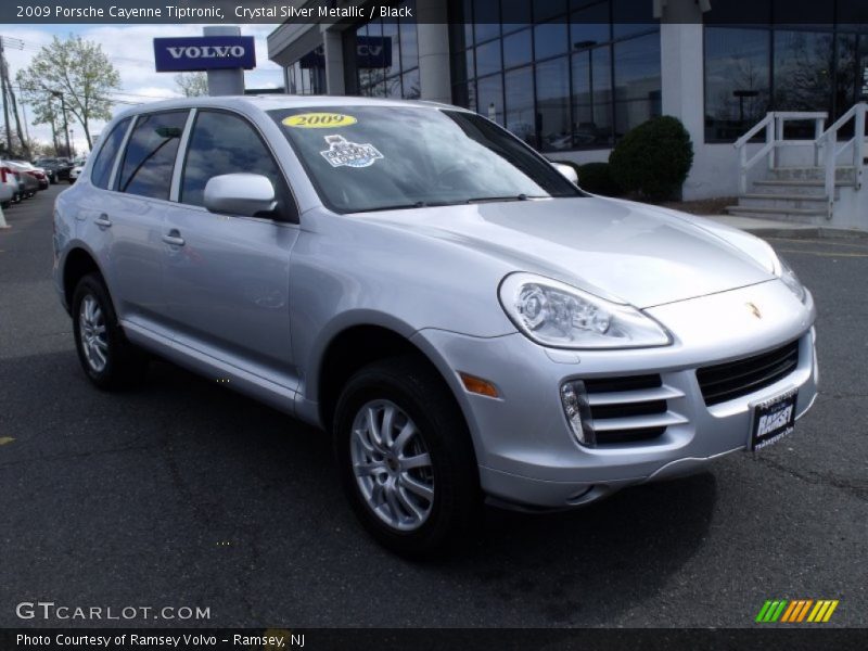 Crystal Silver Metallic / Black 2009 Porsche Cayenne Tiptronic