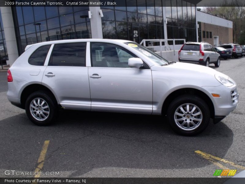 Crystal Silver Metallic / Black 2009 Porsche Cayenne Tiptronic