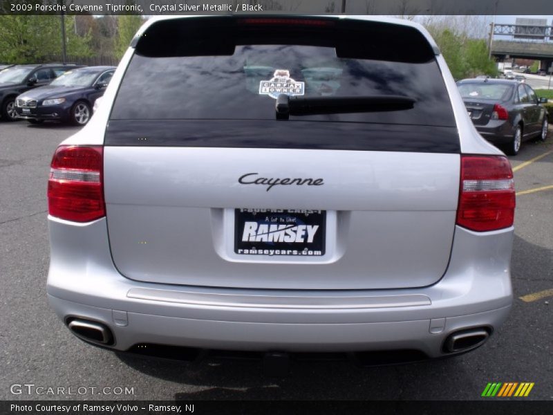 Crystal Silver Metallic / Black 2009 Porsche Cayenne Tiptronic