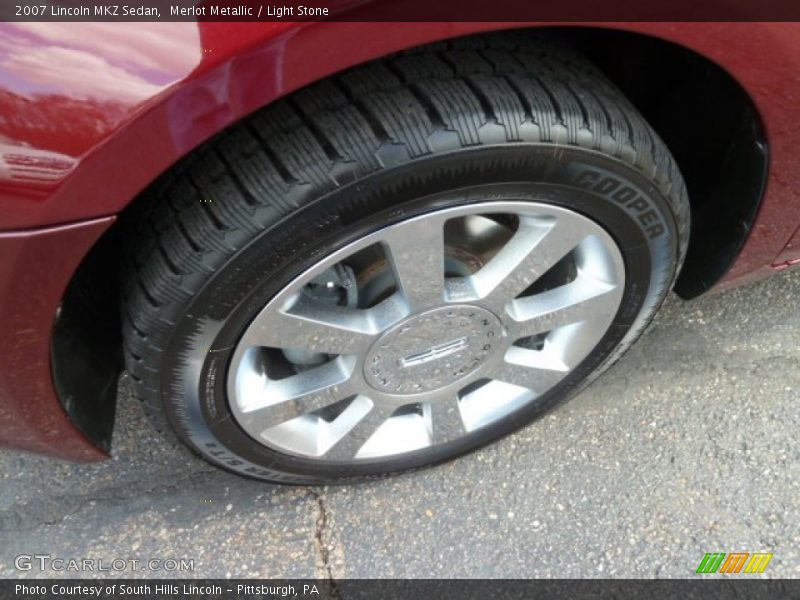 Merlot Metallic / Light Stone 2007 Lincoln MKZ Sedan