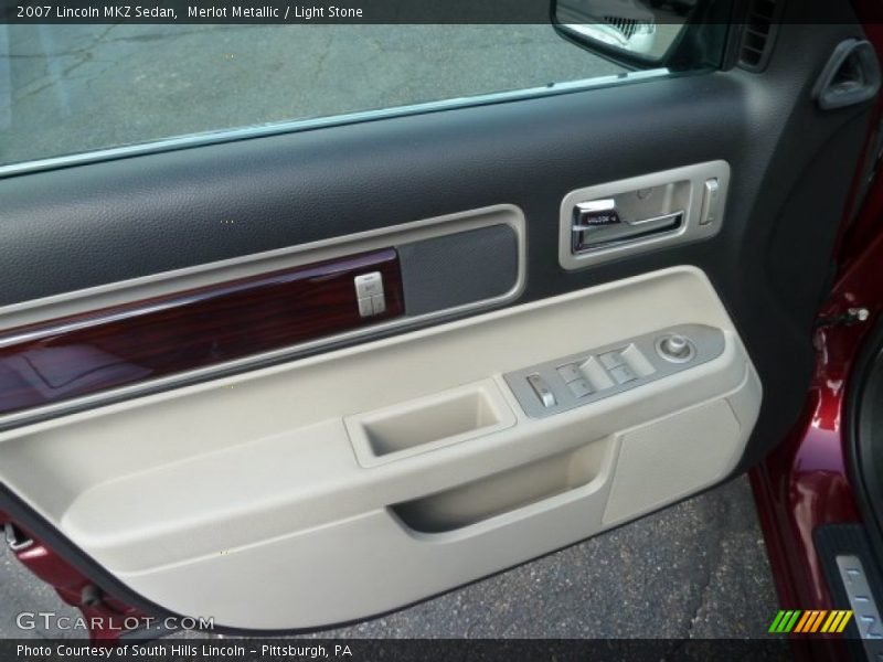 Merlot Metallic / Light Stone 2007 Lincoln MKZ Sedan