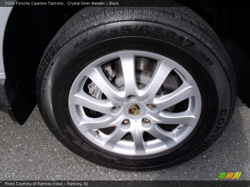 Crystal Silver Metallic / Black 2009 Porsche Cayenne Tiptronic
