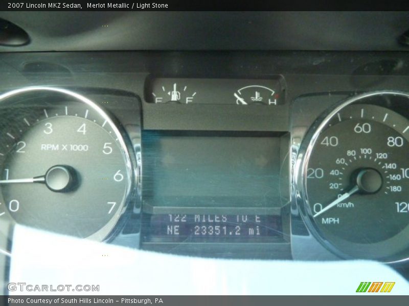 Merlot Metallic / Light Stone 2007 Lincoln MKZ Sedan