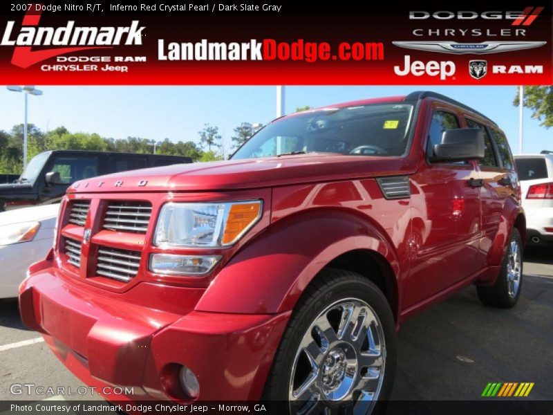 Inferno Red Crystal Pearl / Dark Slate Gray 2007 Dodge Nitro R/T